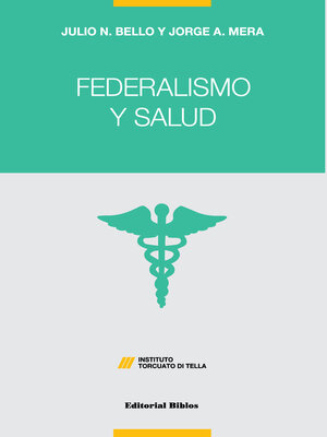 cover image of Federalismo y salud